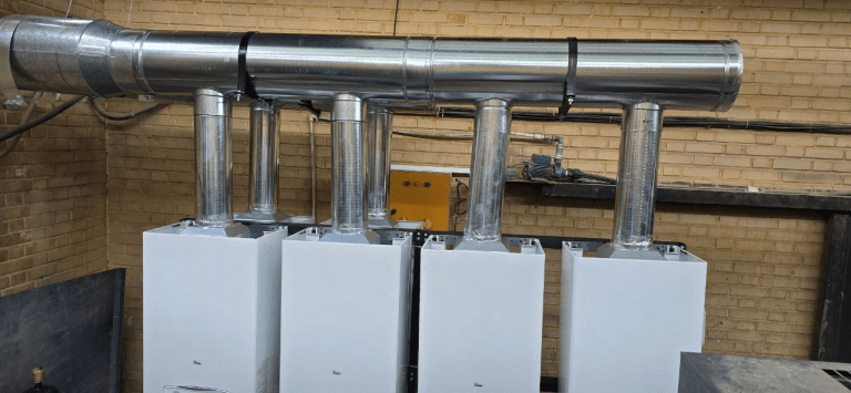 پروژه گرمایش برای کارخانه صنعتی